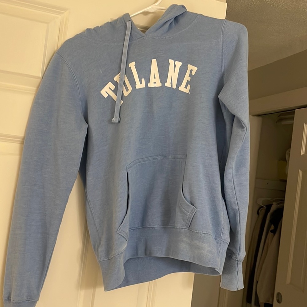 Light blue hoodie